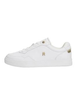 Sneakers Tommy Hilfiger Elevated bianche da donna.