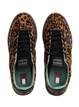 Scarpe Tommy Jeans The Greenwich leopard per donna