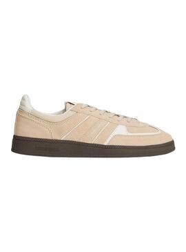 Scarpe Tommy Jeans Greenwich beige per donna