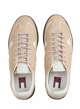 Scarpe Tommy Jeans Greenwich beige per donna