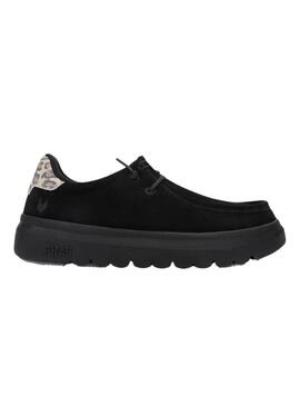 Scarpe da passeggio nere Walkin Pitas Lyon per donna