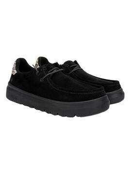Scarpe da passeggio nere Walkin Pitas Lyon per donna