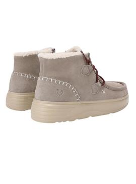 Stivali Walkin Pitas Sydney beige per donna
