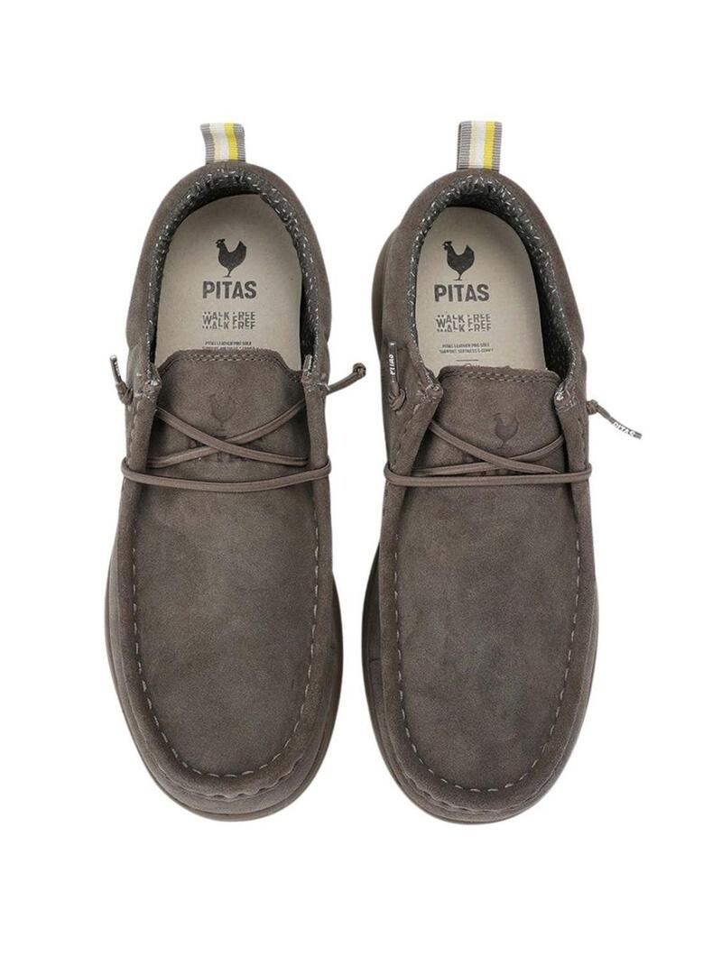 Scarpe da passeggio grigie Walkin Pitas Texas per uomo.