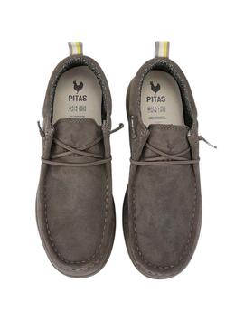 Scarpe da passeggio grigie Walkin Pitas Texas per uomo.