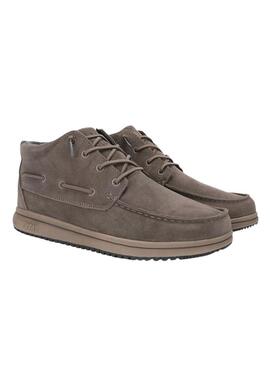 Stivali Walkin Pitas Timor in suede grigio per uomo.