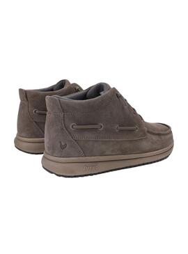 Stivali Walkin Pitas Timor in suede grigio per uomo.