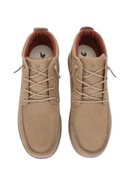 Stivali Walkin Pitas Timor beige per uomo.