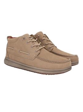 Stivali Walkin Pitas Timor beige per uomo.