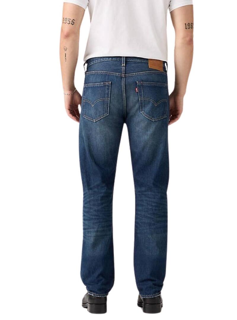 Pantaloni in denim scuro Levis 501 da uomo.
