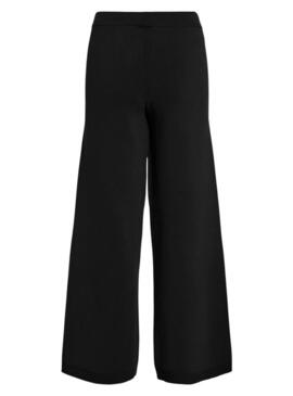 Pantaloni in maglia Vila Visway neri per donna