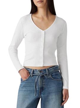Giacca Levis Muse bianca da donna.