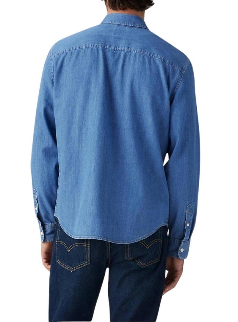 Camicia Levis Authentic Button denim per uomo