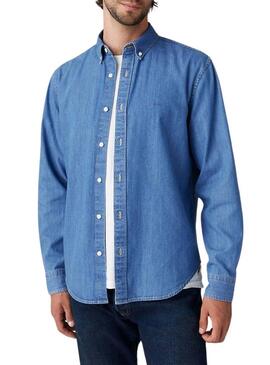 Camicia Levis Authentic Button denim per uomo