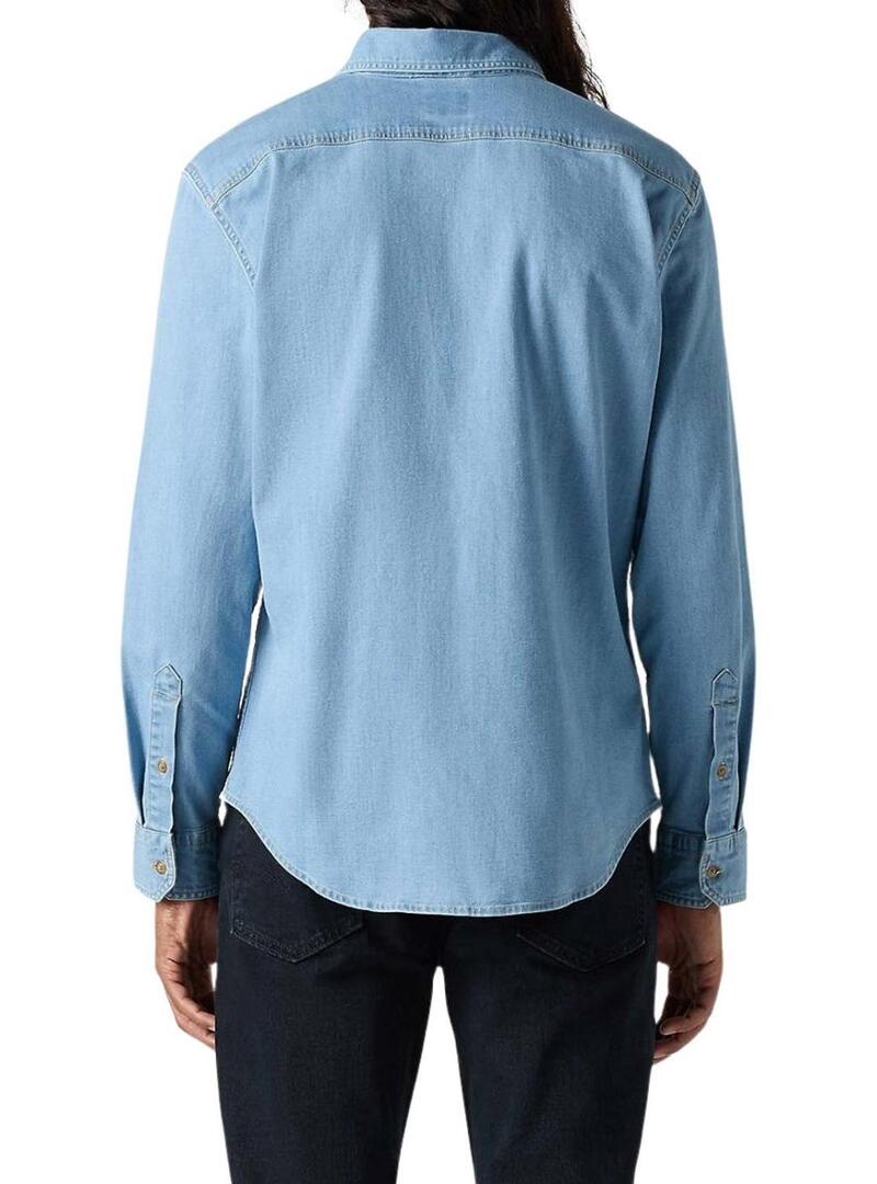 Camicia Levis Battery denim per uomo