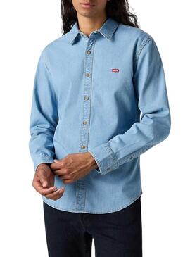 Camicia Levis Battery denim per uomo