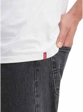 Pacco di magliette Levis bianche e grigie per uomo