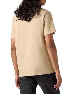 Maglietta Levi's basic beige per uomo
