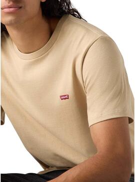 Maglietta Levi's basic beige per uomo