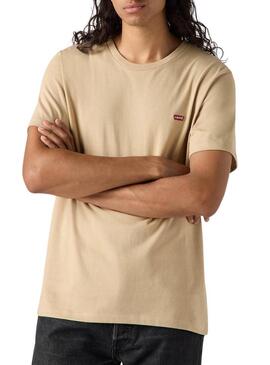 Maglietta Levi's basic beige per uomo