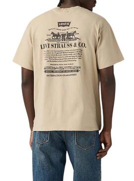 Maglietta Levis Vintage beige per uomo