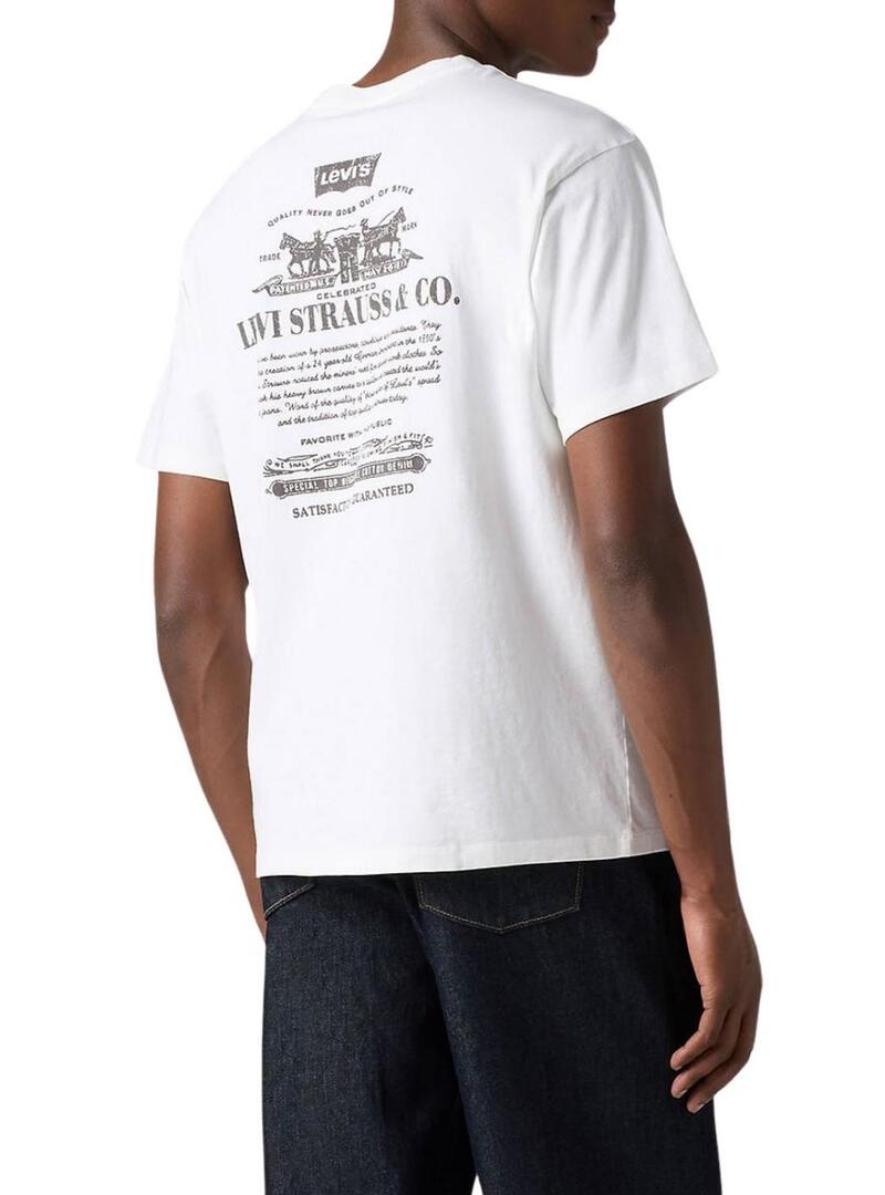 Maglietta Levis Vintage bianca per uomo