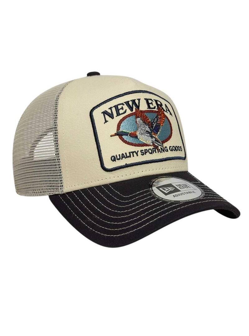 Cappellino New Era Animal Patch beige per uomo