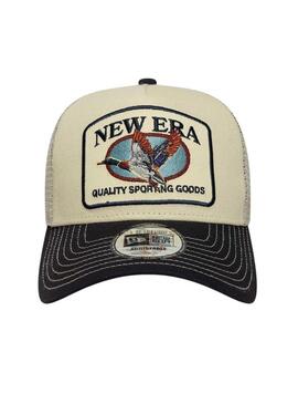 Cappellino New Era Animal Patch beige per uomo