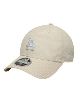 Cappello New Era Cord beige LA per donna