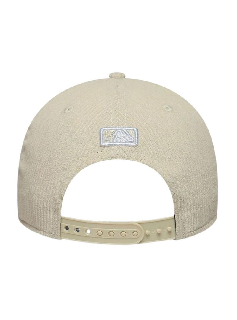 Cappello New Era Cord beige LA per donna