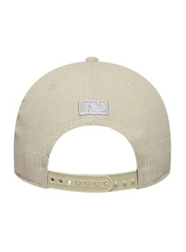 Cappello New Era Cord beige LA per donna