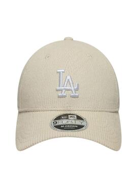 Cappello New Era Cord beige LA per donna