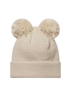 Cappello New Era Double Pom beige per donna