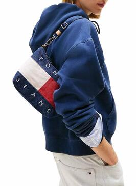 Borsa Tommy Jeans Archive denim per donna