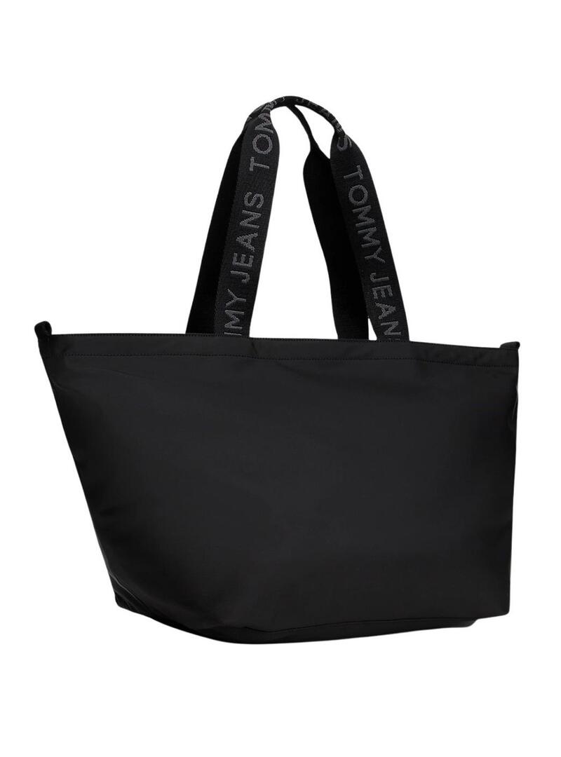 Borsa Tommy Jeans Tote nera per donna