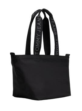 Borsa Tommy Jeans Mini Tote nera per donna