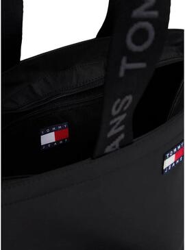 Borsa Tommy Jeans Mini Tote nera per donna