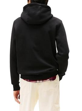 Felpa Tommy Hilfiger Oval nera per uomo