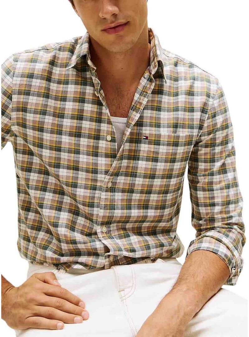 Camicia Tommy Hilfiger Heritage Oxford tartan per uomo