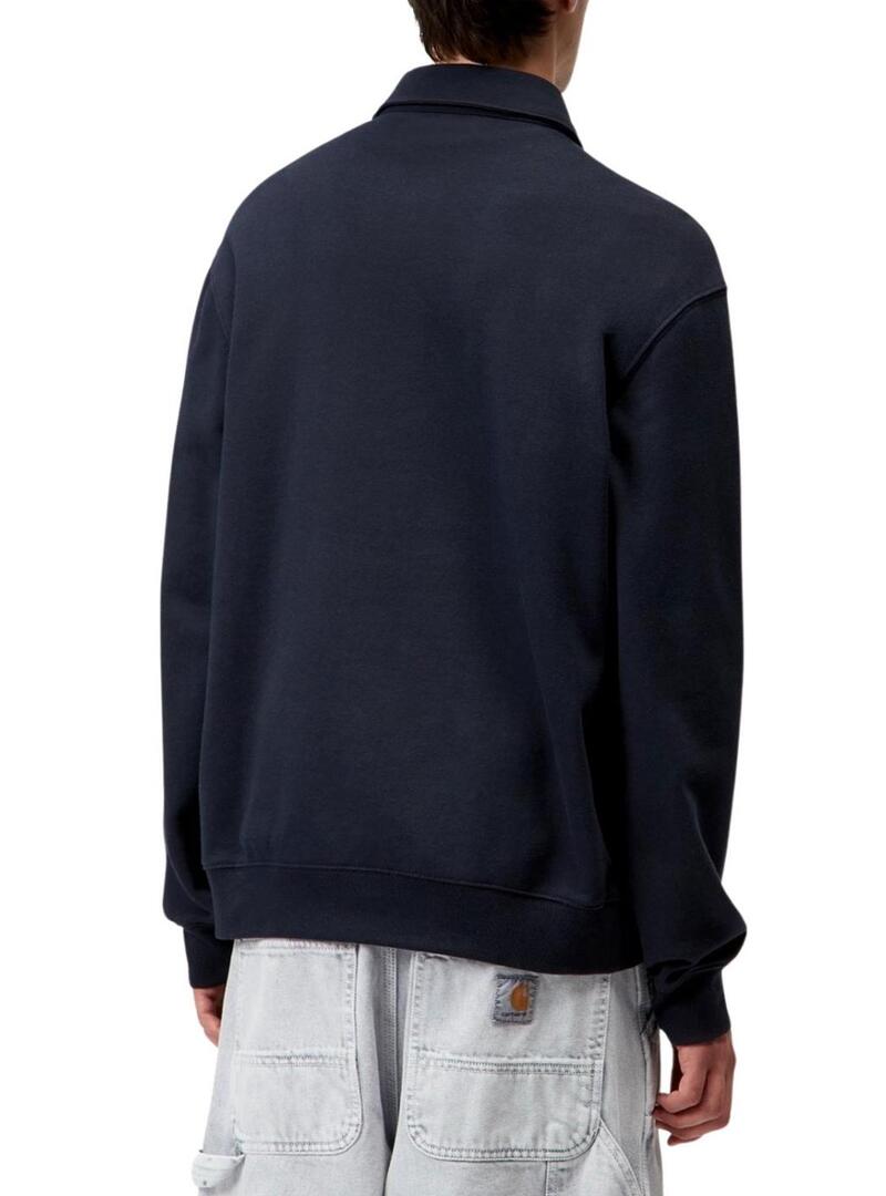 Felpa Carhartt Polo blu scuro da uomo
