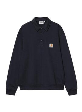 Felpa Carhartt Polo blu scuro da uomo