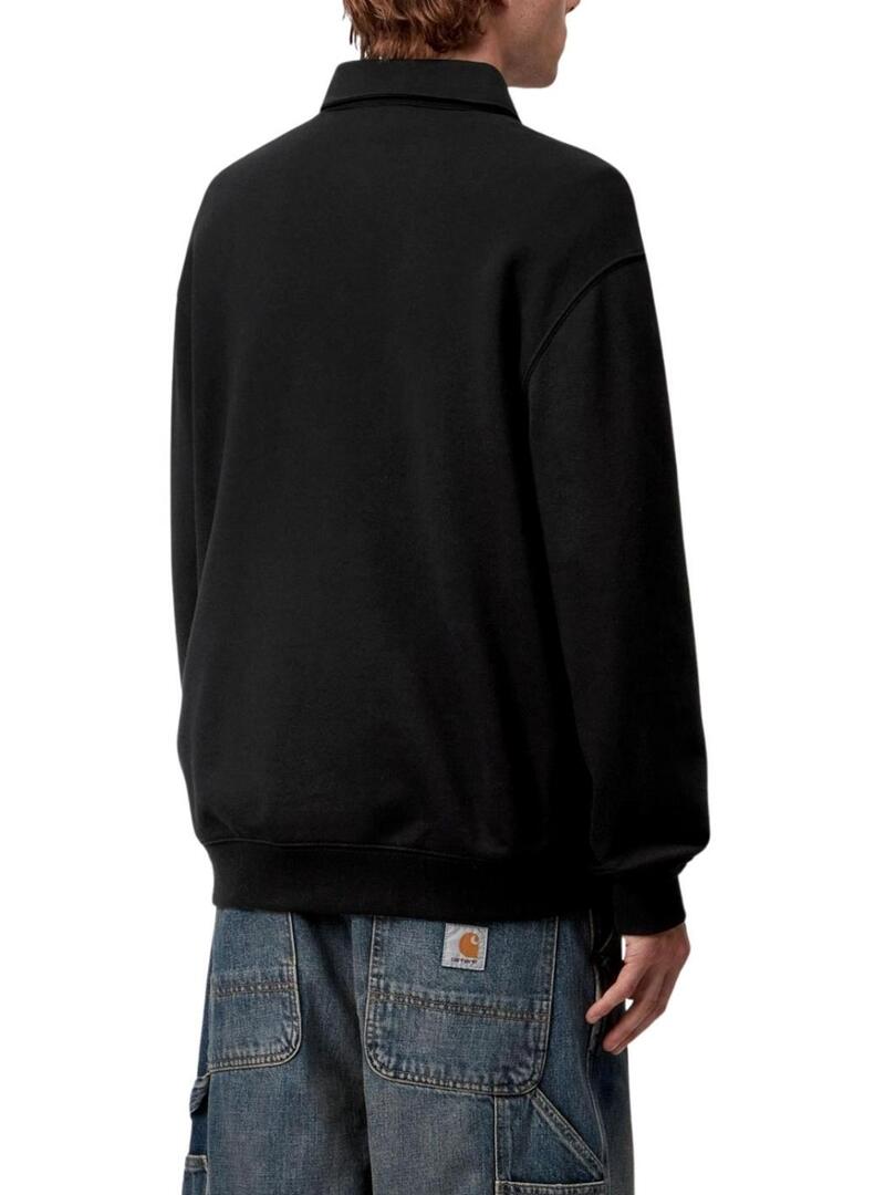 Felpa Carhartt Polo nera per uomo