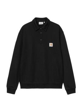 Felpa Carhartt Polo nera per uomo