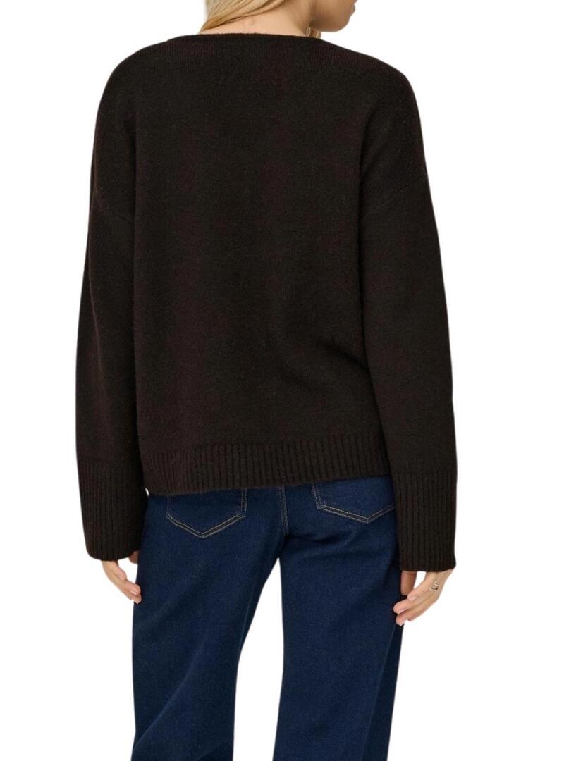 Maglia Only Whitney marrone per donna