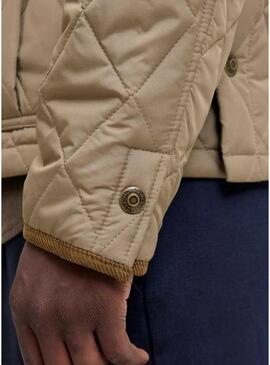 Cappotto Jack and Jones Blubryan beige per uomo