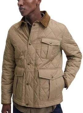 Cappotto Jack and Jones Blubryan beige per uomo