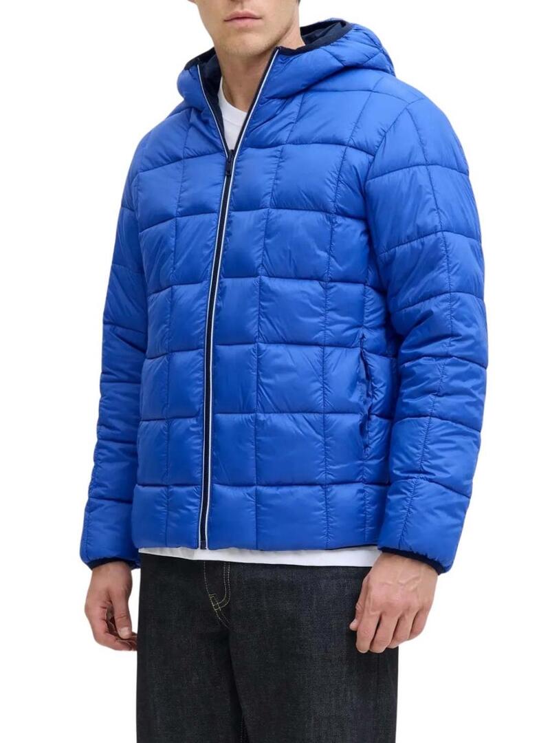 Giacca Jack and Jones Brook reversibile blu per uomo