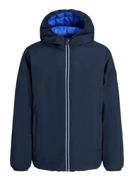 Giacca Jack and Jones Brook reversibile blu per uomo