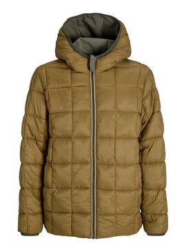 Giacca Jack and Jones Brook verde reversibile per uomo