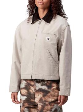Giacca Carhartt Detroit beige per donna.